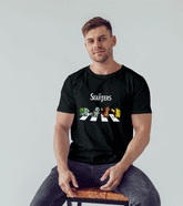 Pokémon Starters Abbey Road T-Shirt – Bulbasaur, Squirtle, Charmander & Pikachu Tee