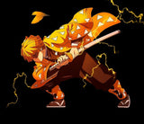 Zenitsu Agatsuma Anime T-Shirt | Demon Slayer Graphic Tee | Karigar Threads