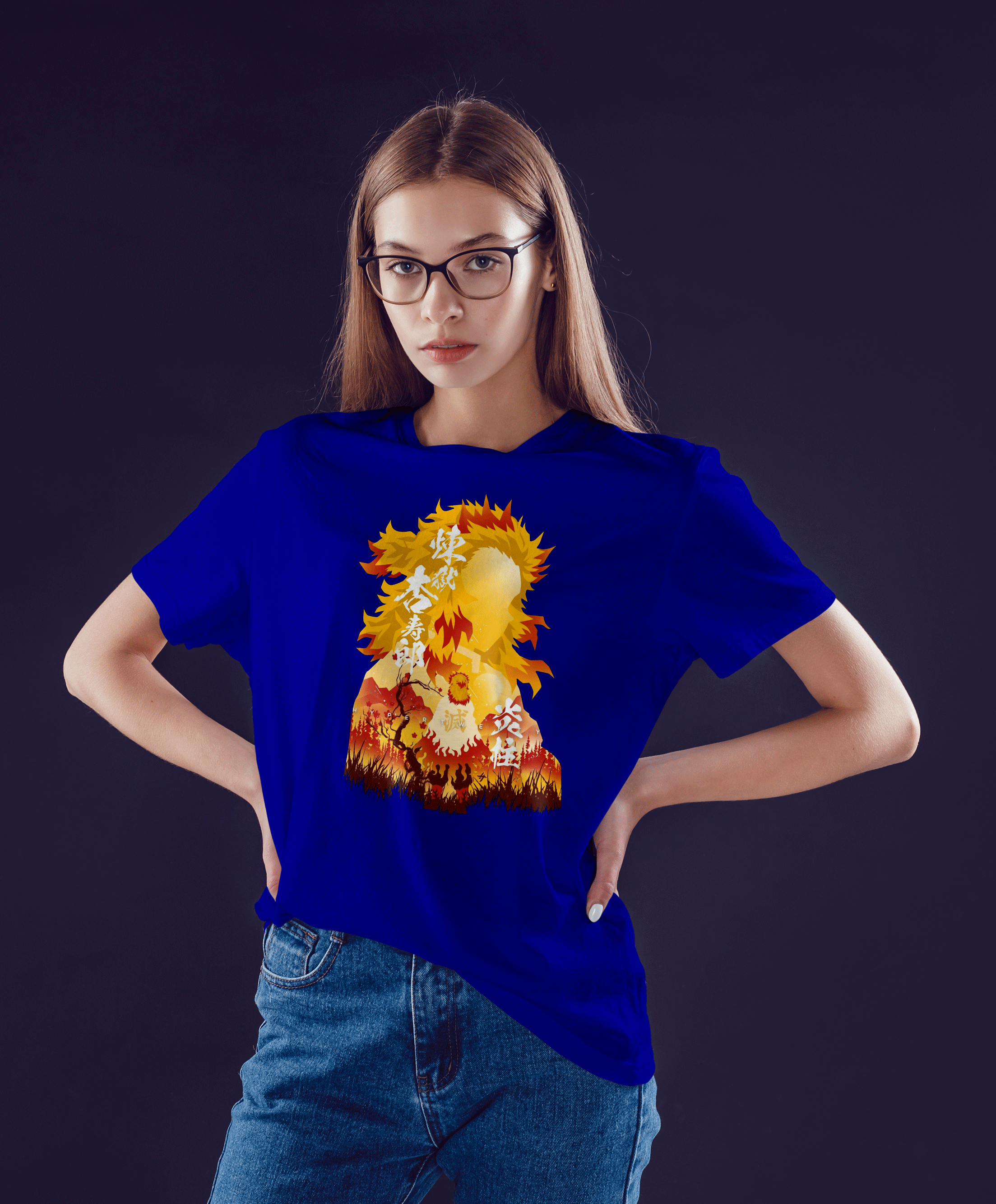 Rengoku Flame Pillar Anime T-Shirt – Demon Slayer Kimetsu No Yaiba Tee