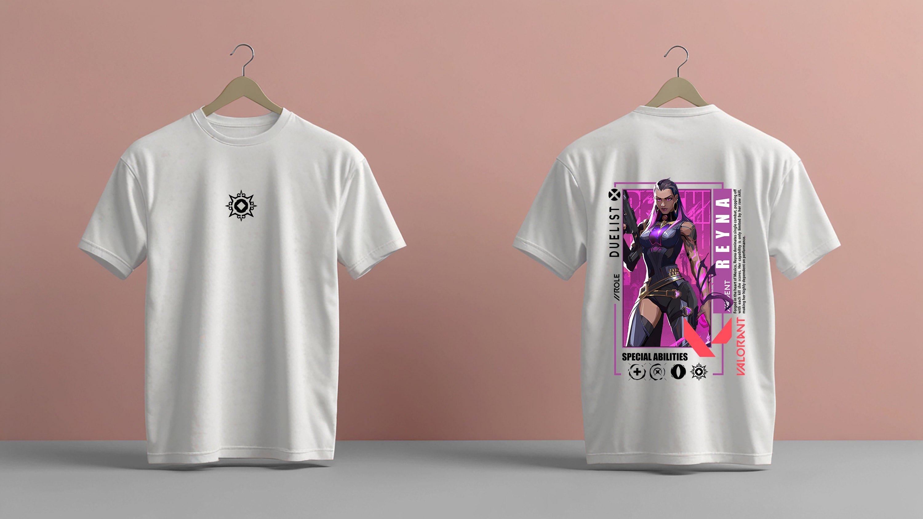 Valorant Reyna Duelist Graphic T-Shirt – Unisex Cotton Tee