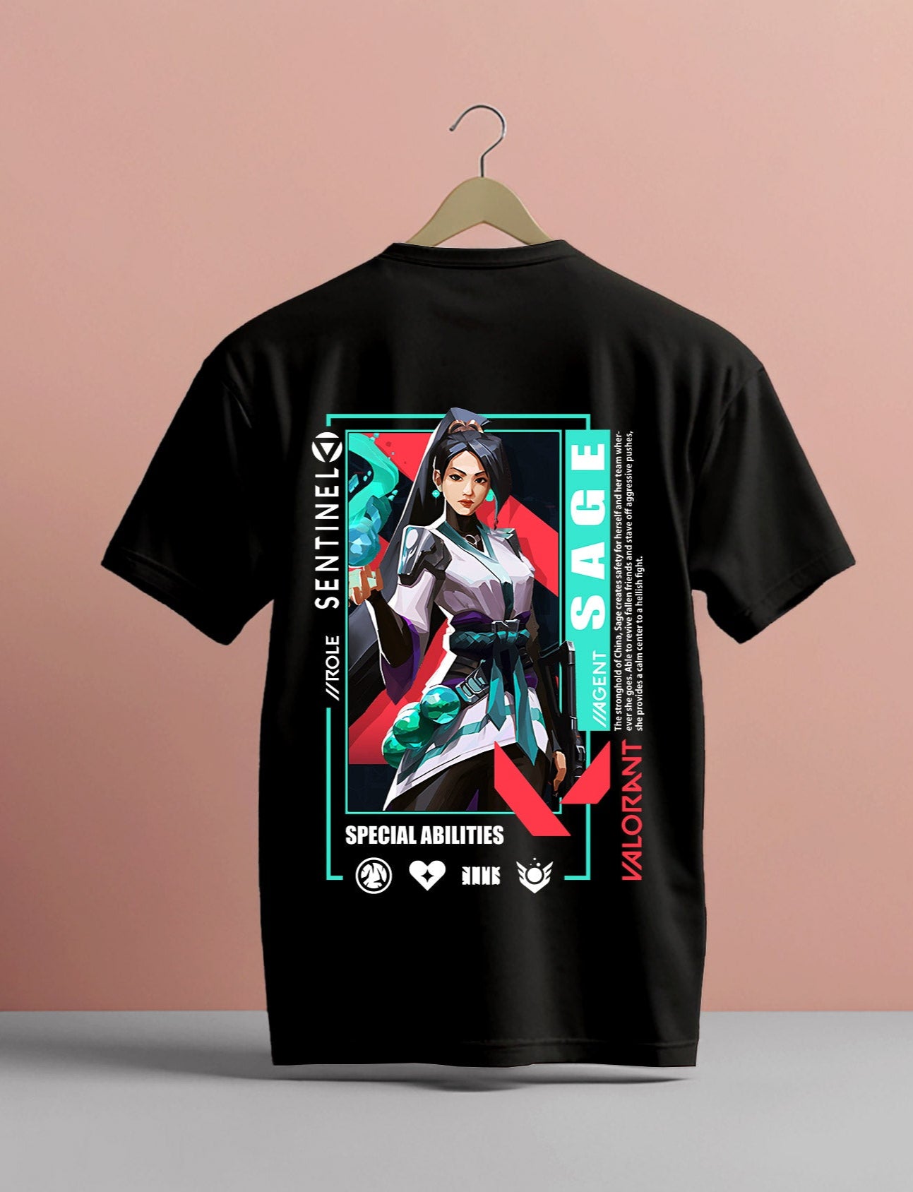 SAGE_VALO_BLACK TSHIRT