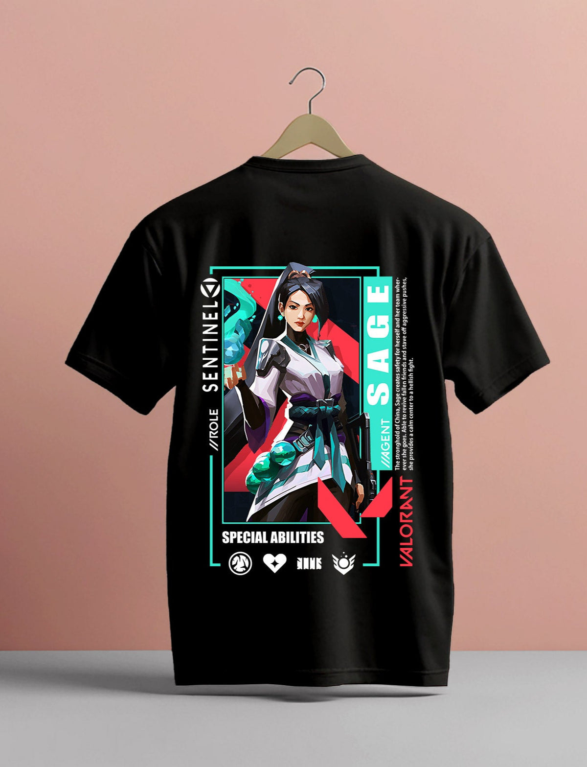 SAGE_VALO_BLACK TSHIRT
