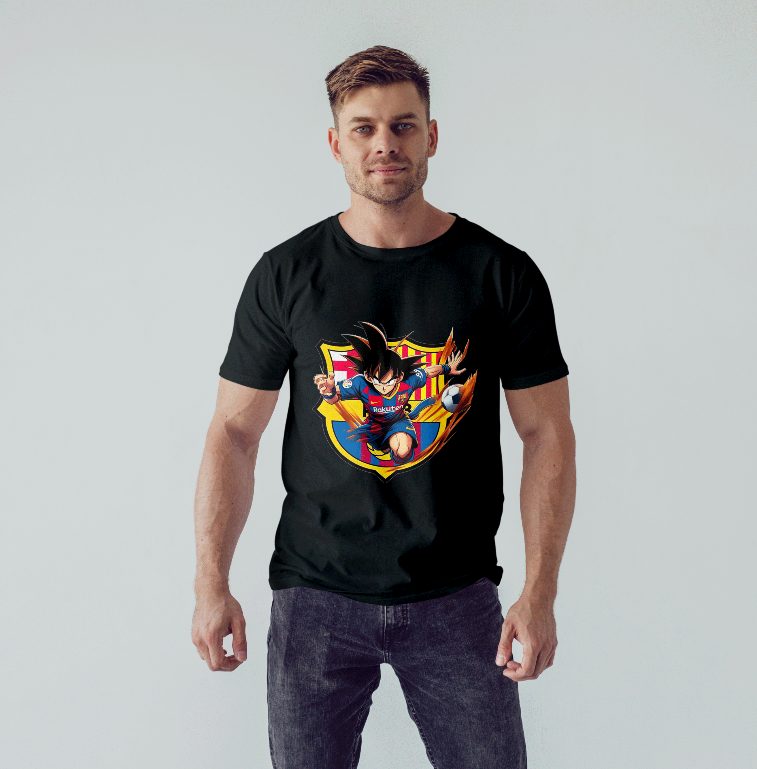 Goku FC Power Kick T-Shirt  | Made in India