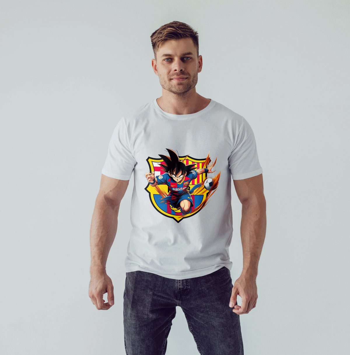 Goku FC Power Kick T-Shirt  | Made in India
